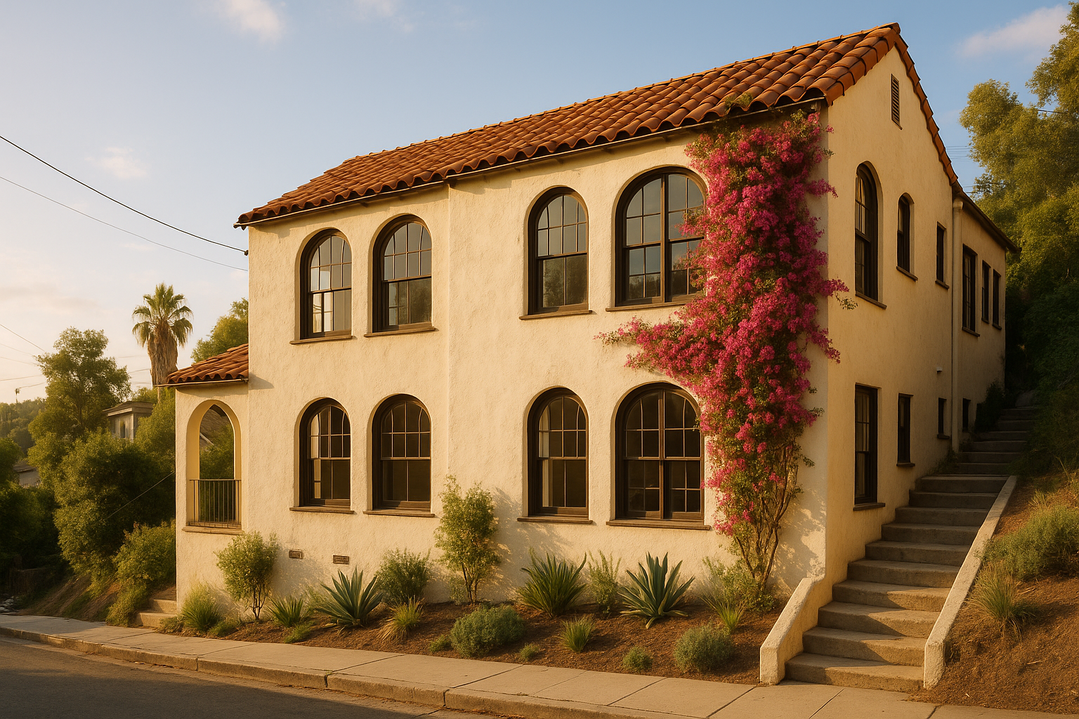 2BR rental in Los Angeles — Echo Park Spanish — 2BR with hill view